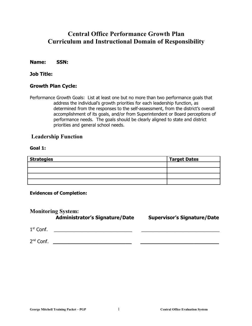 Principal S Individual Growth Plan