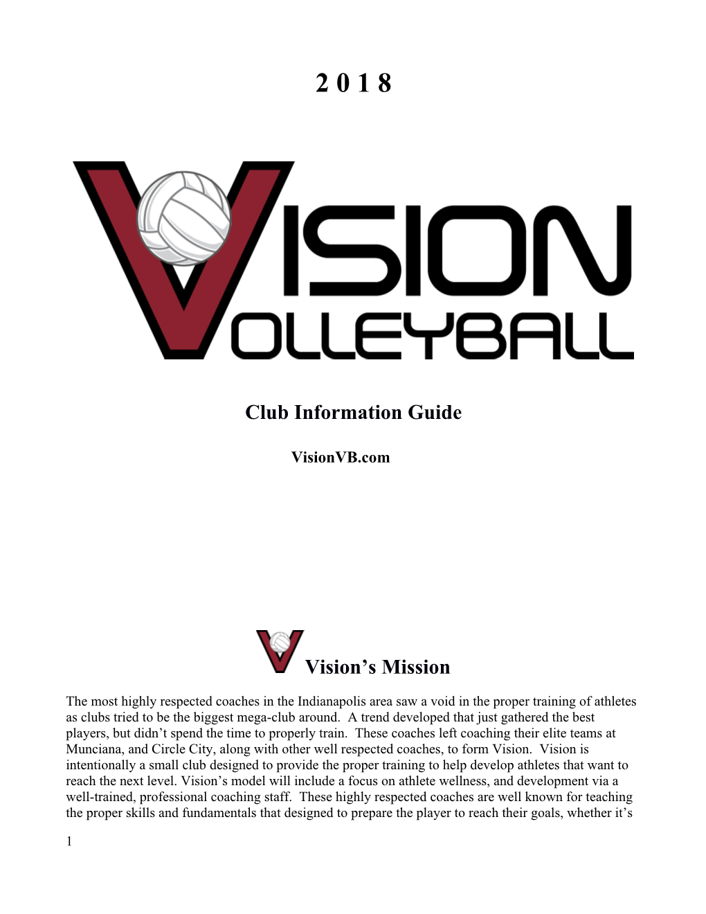 Club Information Guide