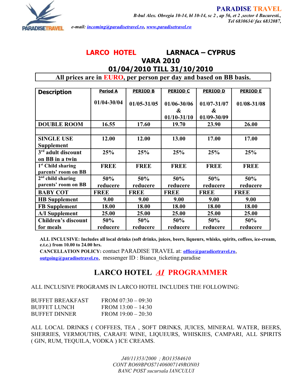 Larco Hotel Larnaca Cyprus