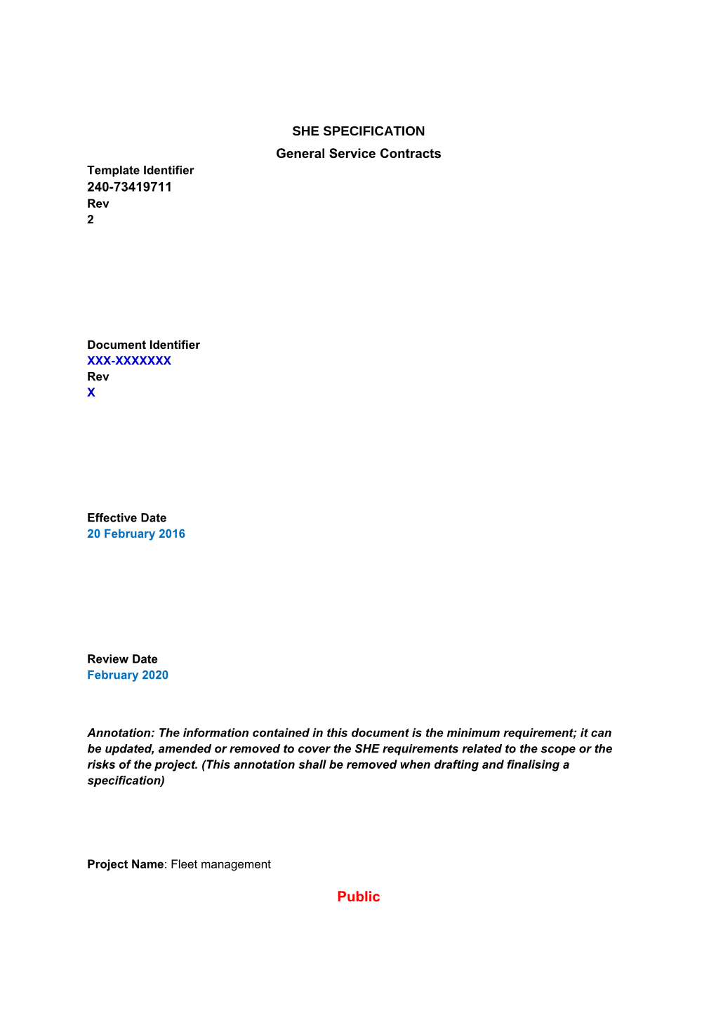 Project Address: Eskom Holdings SOC Ltd
