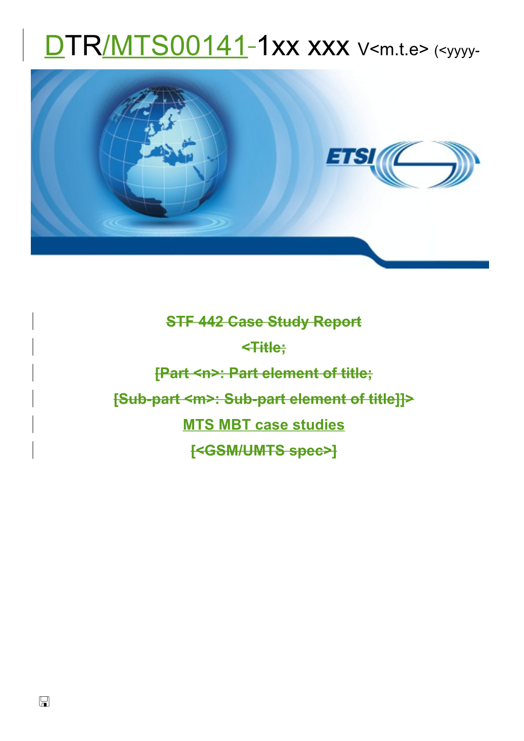 STF 442 Case Study Report