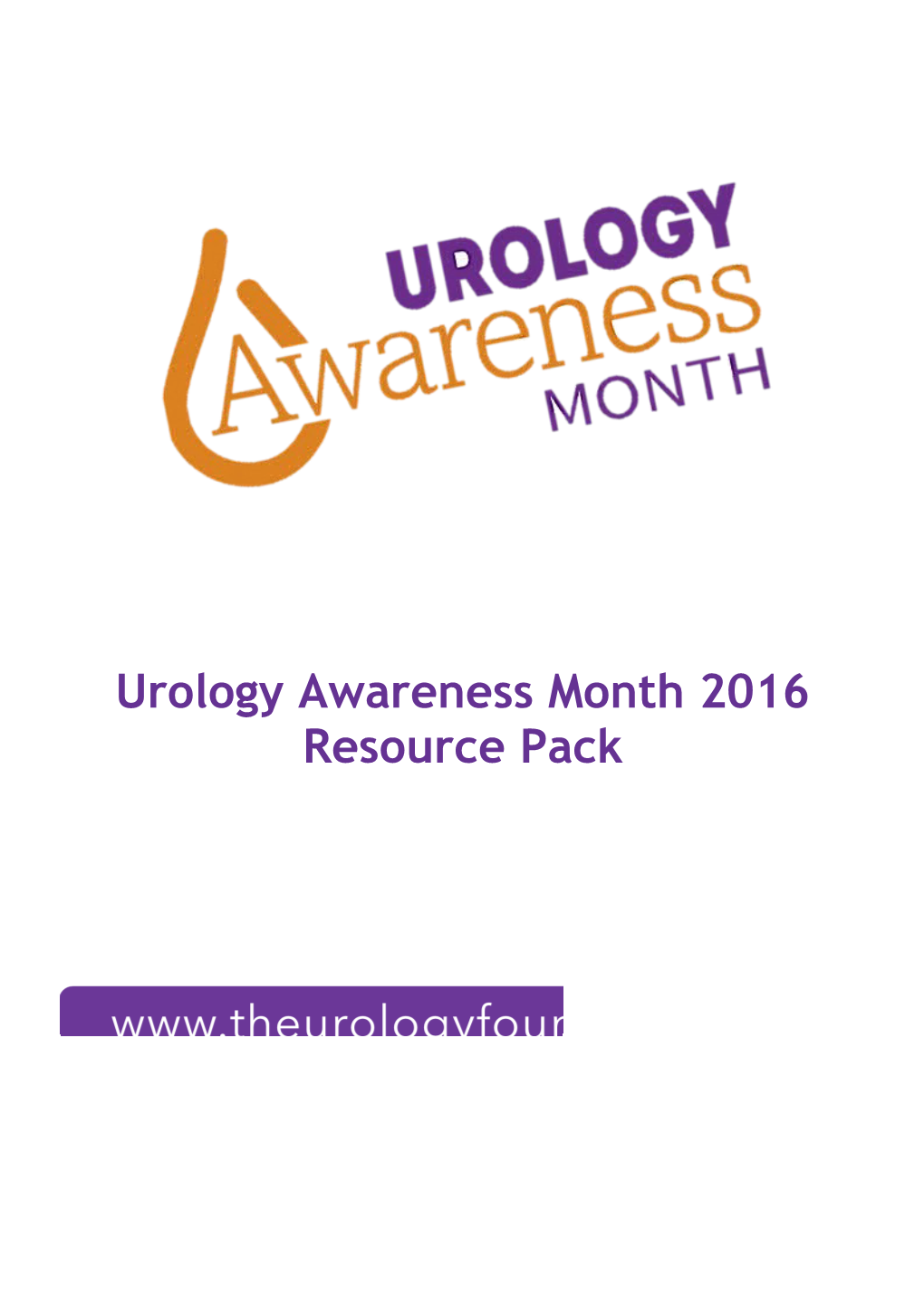 Urology Awareness Month 2016