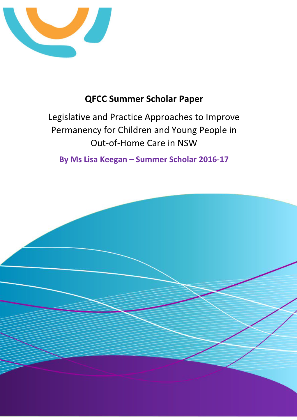 QFCC Summer Scholar Paper