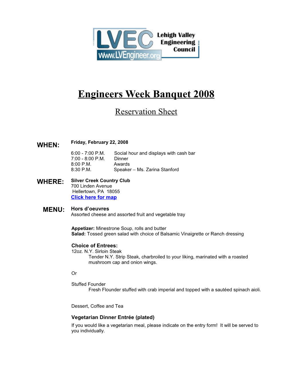 Engineers Week Banquet 2008
