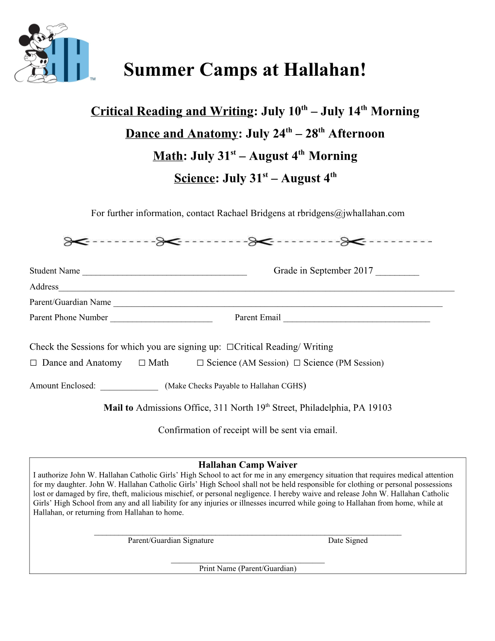 Critical Reading and Writing: July 10Th July 14Th Morning