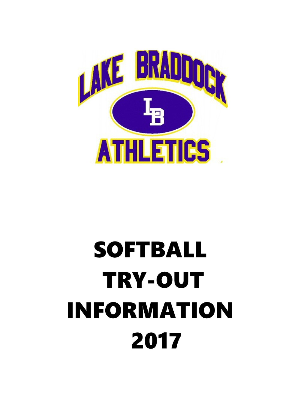 Lake Braddock Softball