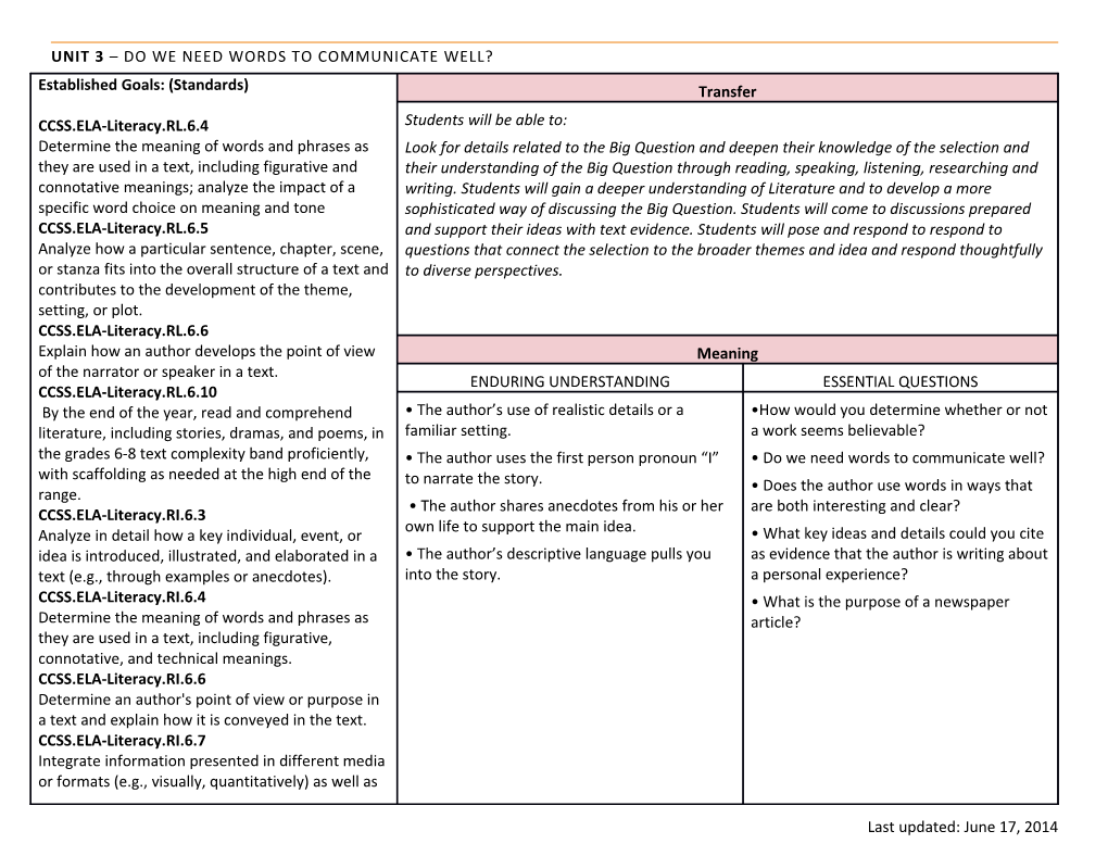 Unit3 Do We Need Words to Communicate Well?