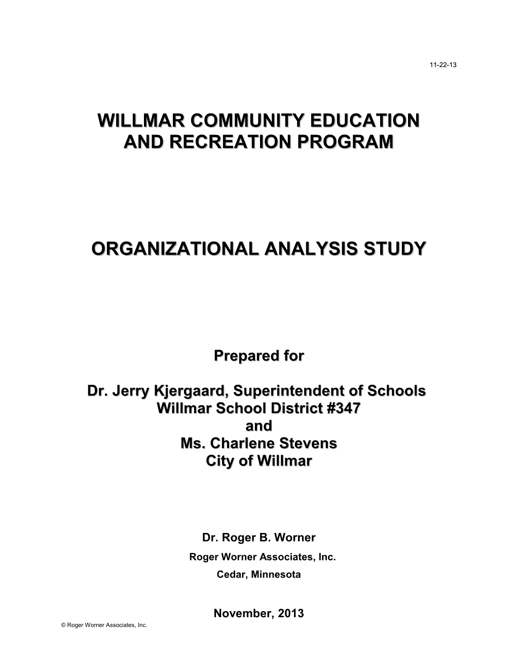 Willmar Community Education