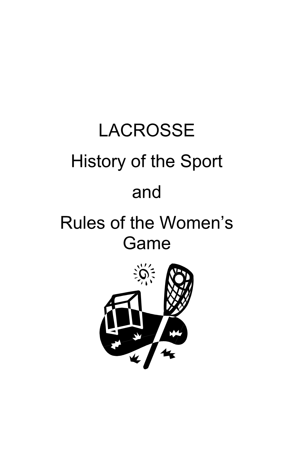 Rules of the Women S Game