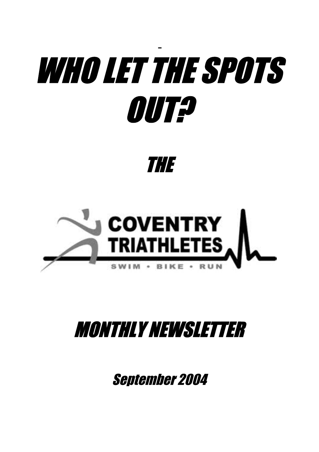 Coventry Triathletes Newsletter