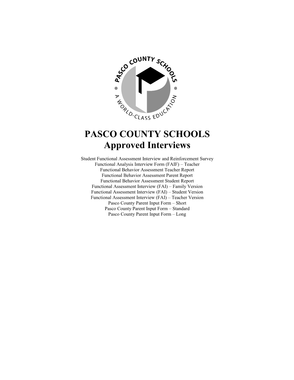 Pasco County Schools