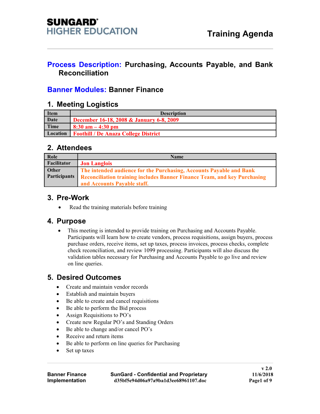 Process Description: Purchasing, Accounts Payable, and Bank Reconciliation