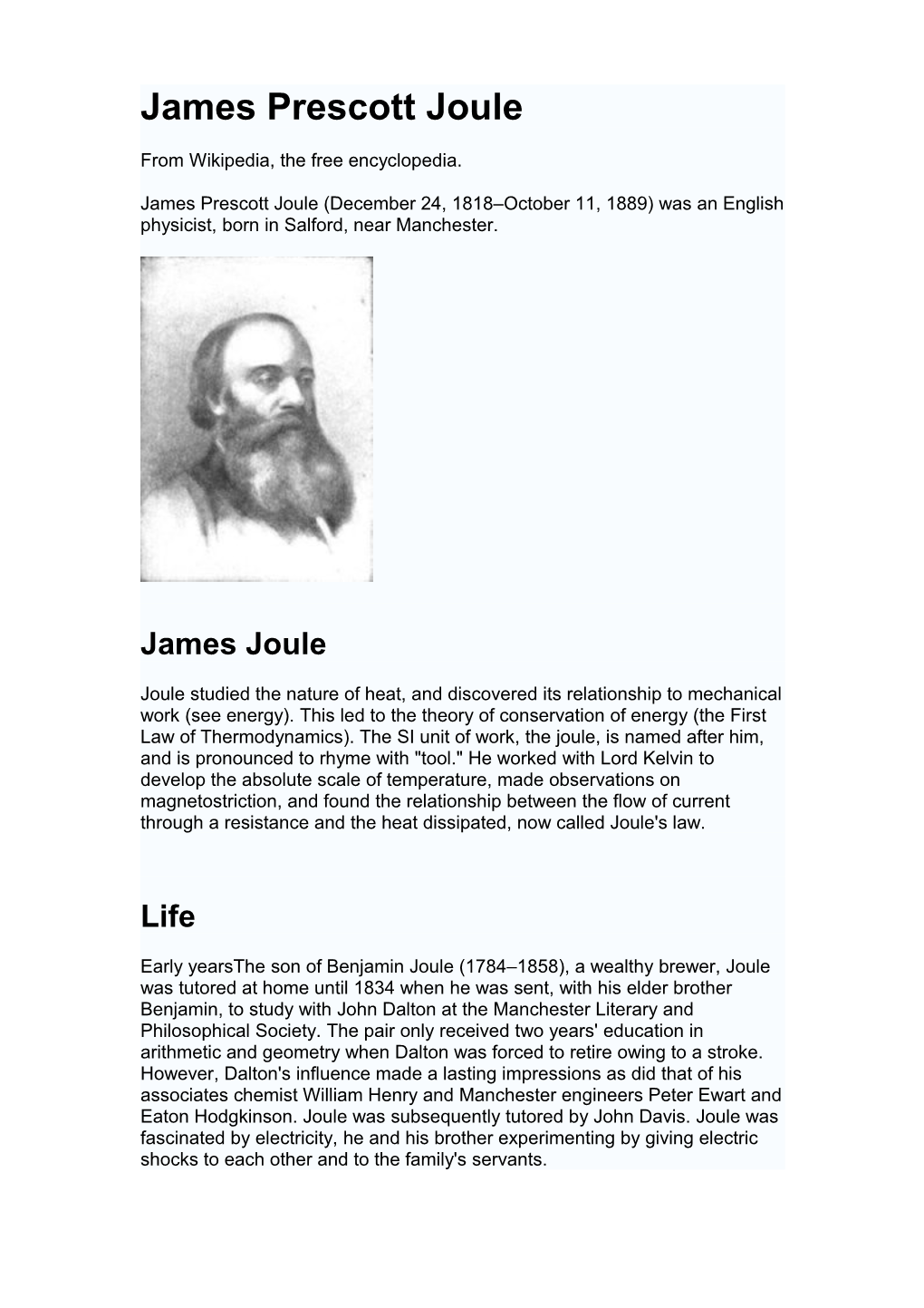 James Prescott Joule