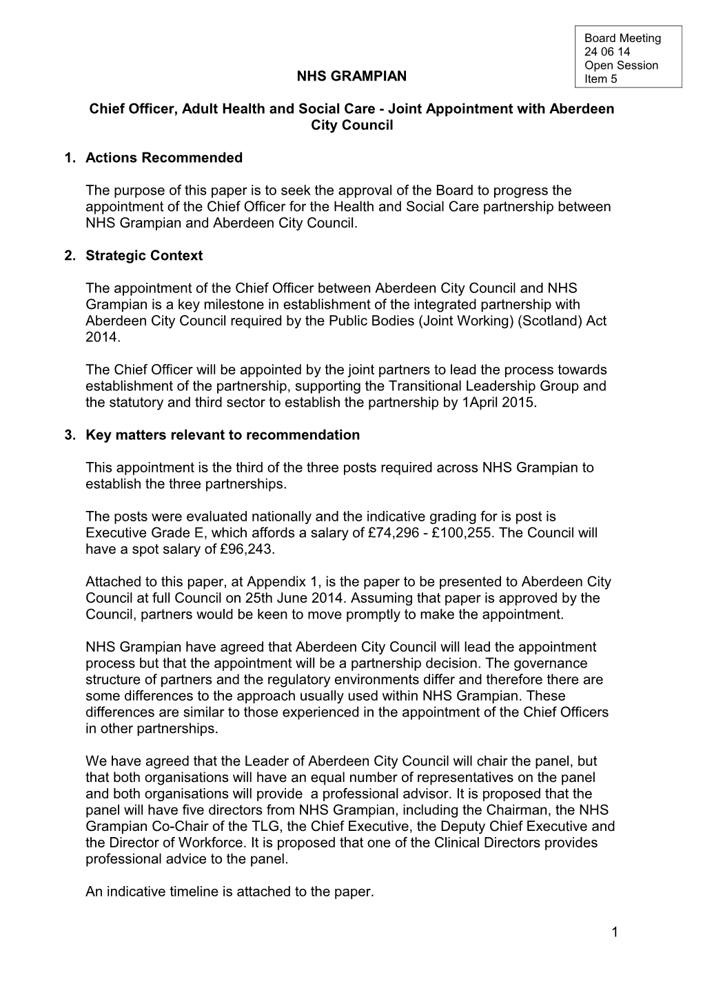 Item 5 for 24 June 14 Appointment of Chief Officer Abdn CHP