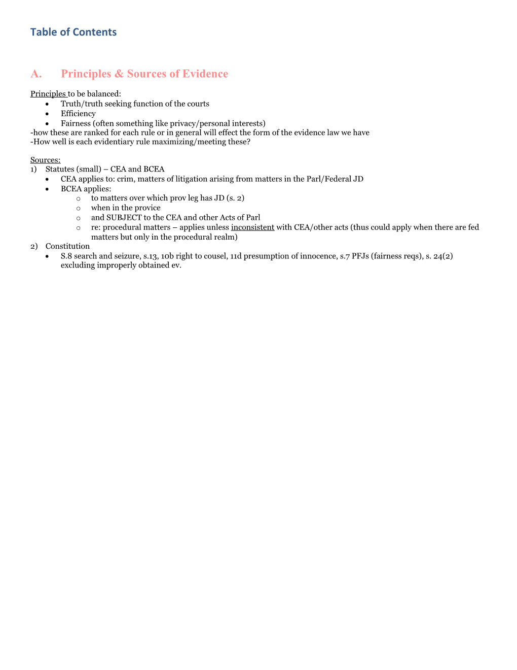 Fundamental Rule & Framework of Ev Law