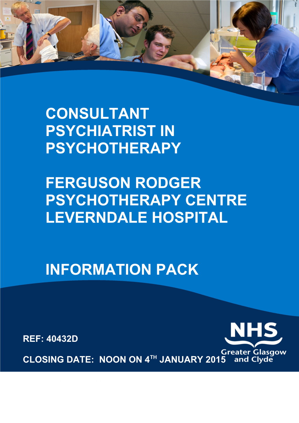 Consultant Psychiatrist in Psychotherapy