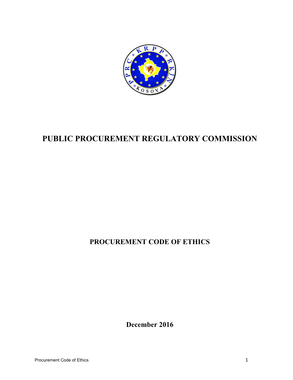 Public Procurement Regulatory Commission
