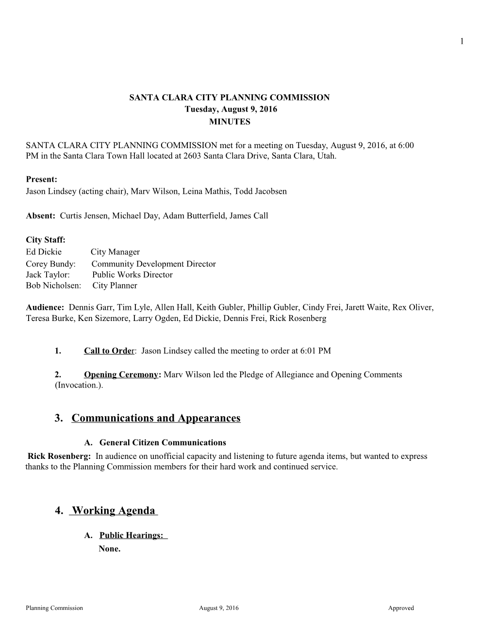 Santa Clara Planning Commission Agenda 2012-10-16 17-30