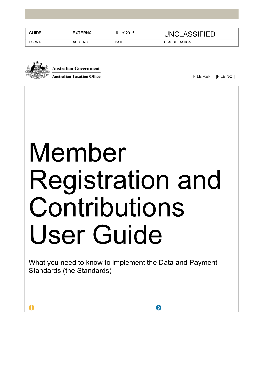 Registration and Contribution User Guide