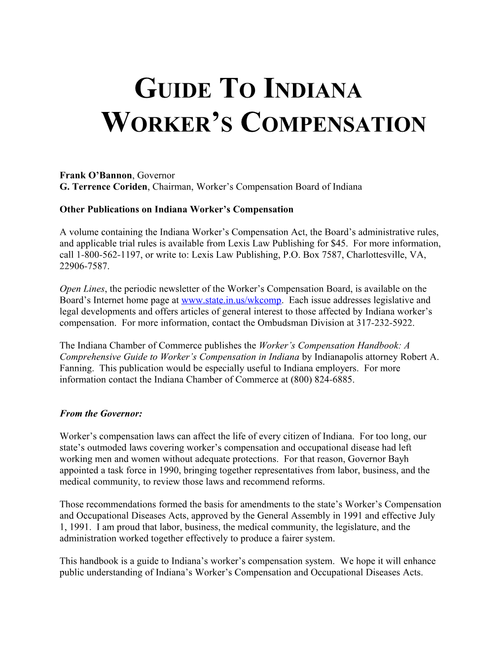Guide to Indiana