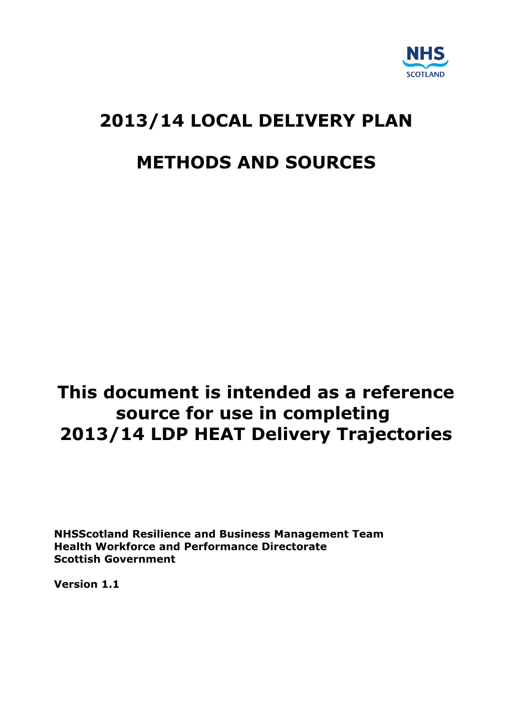 LDP 2013 2014 Methods and Sources