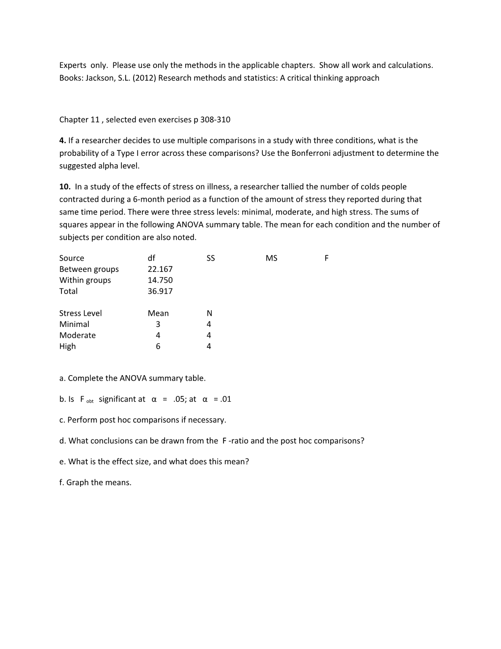 Chapter 11 , Selected Even Exercises P 308-310