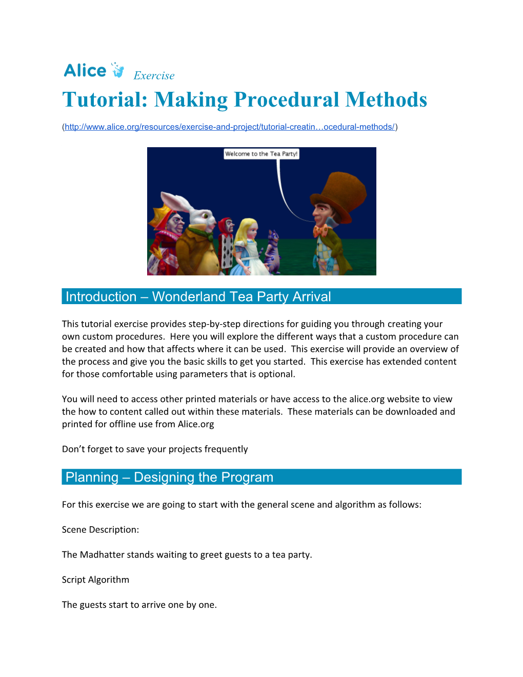 Tutorial: Making Procedural Methods