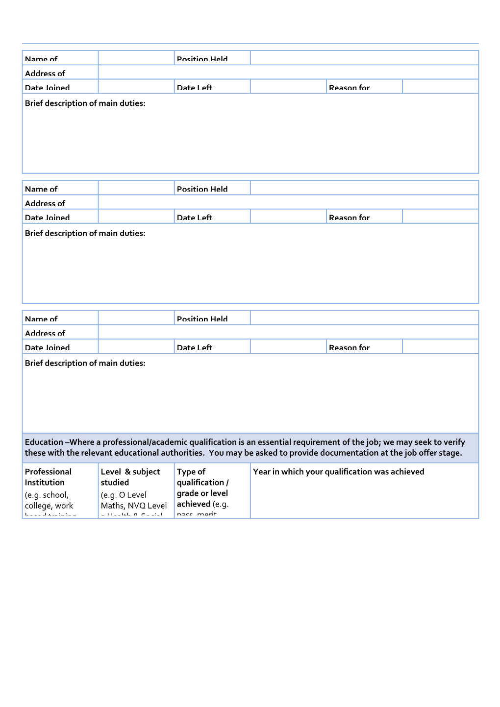 Any Offer of Employment Will Beconditional on Satisfactory Registration Checks with These