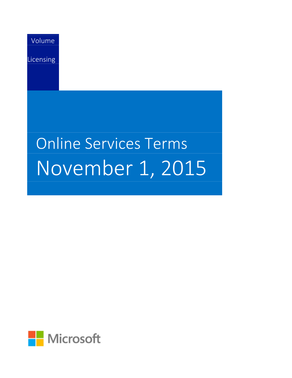 Online Services Terms