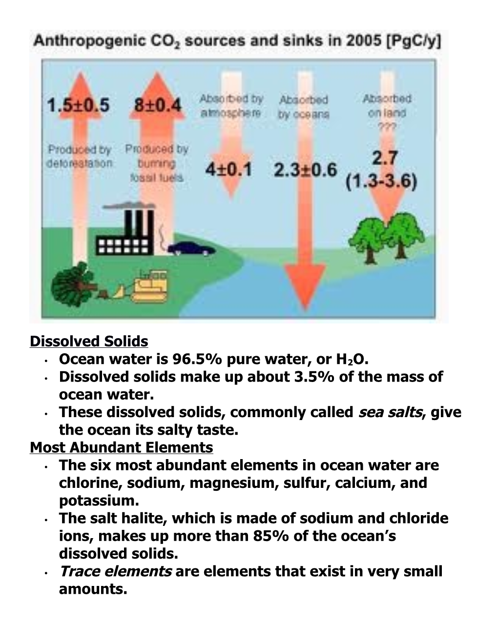 Section 1 - Properties of Ocean Water