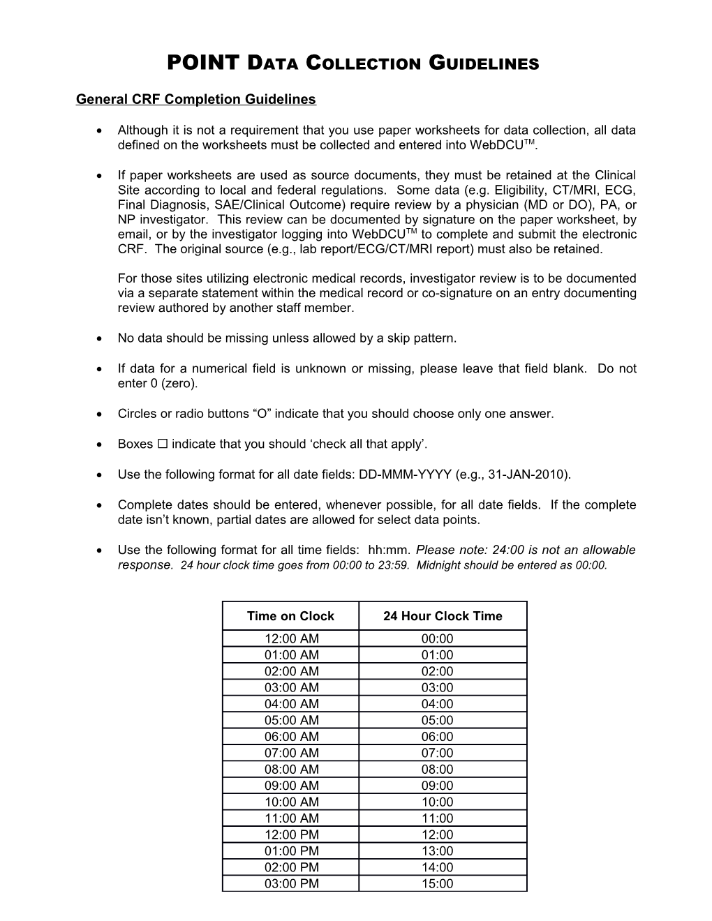 Form 00: Subject Enrollment Form