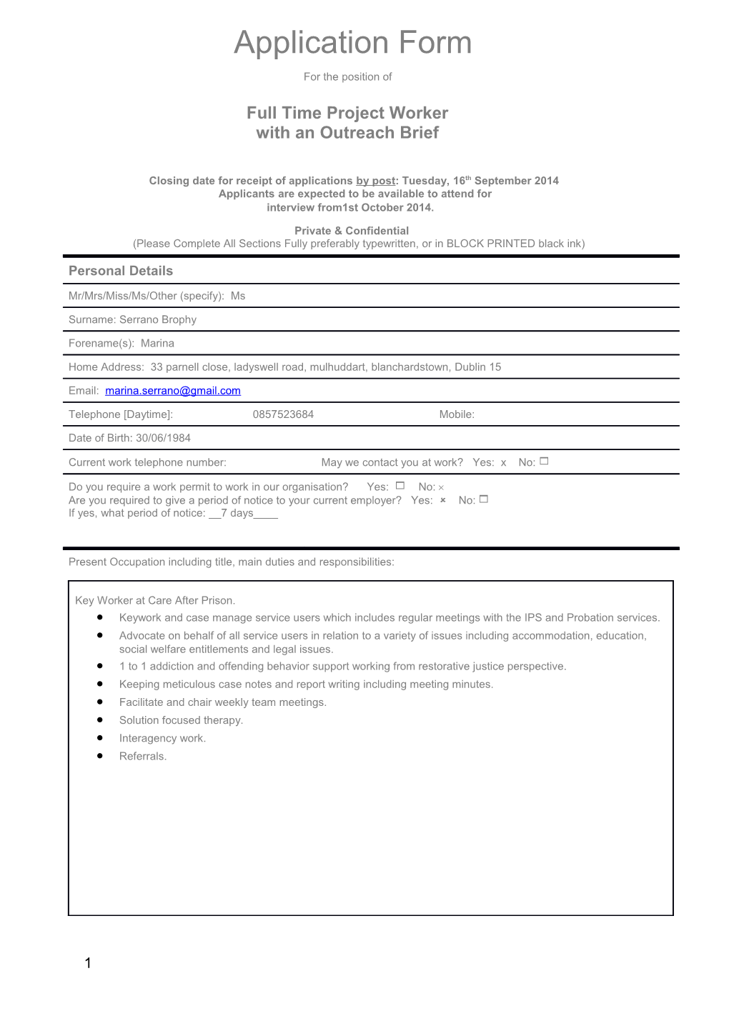 1 to 1 Addiction and Offending Behavior Support Working from Restorative Justice Perspective