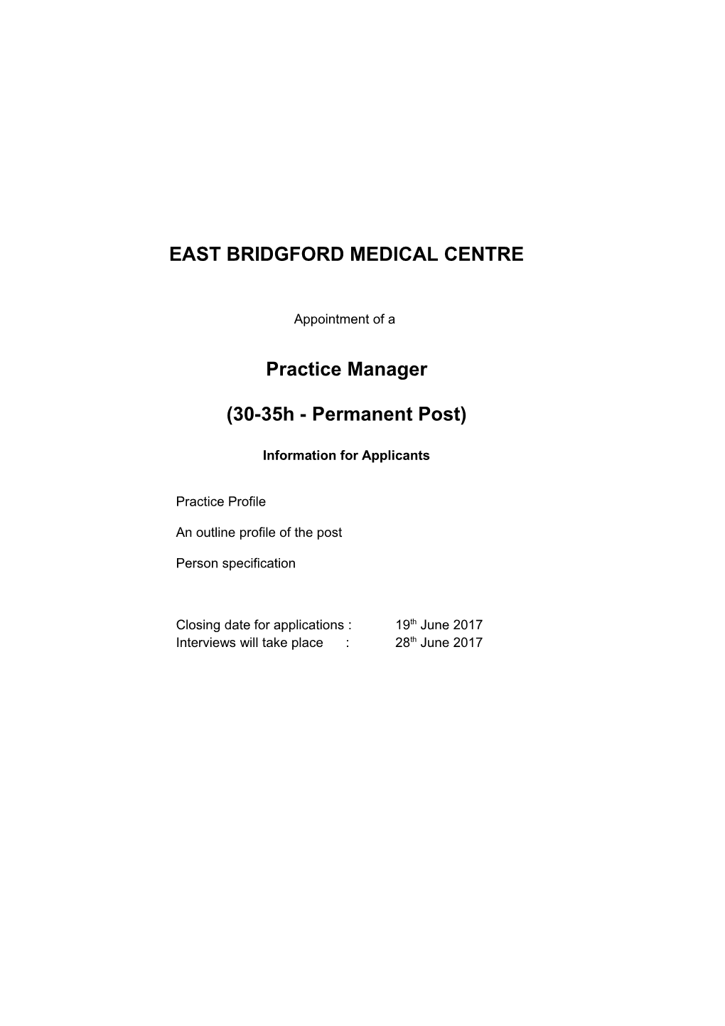 East Bridgford Medical Centre