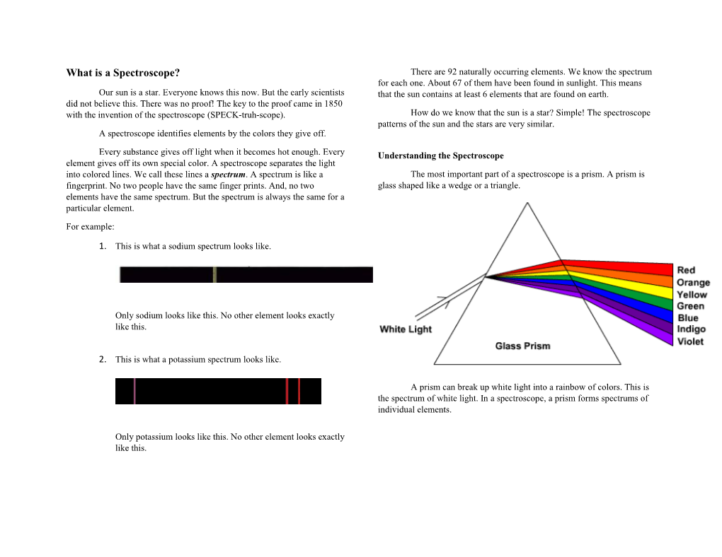 What Is a Spectroscope?