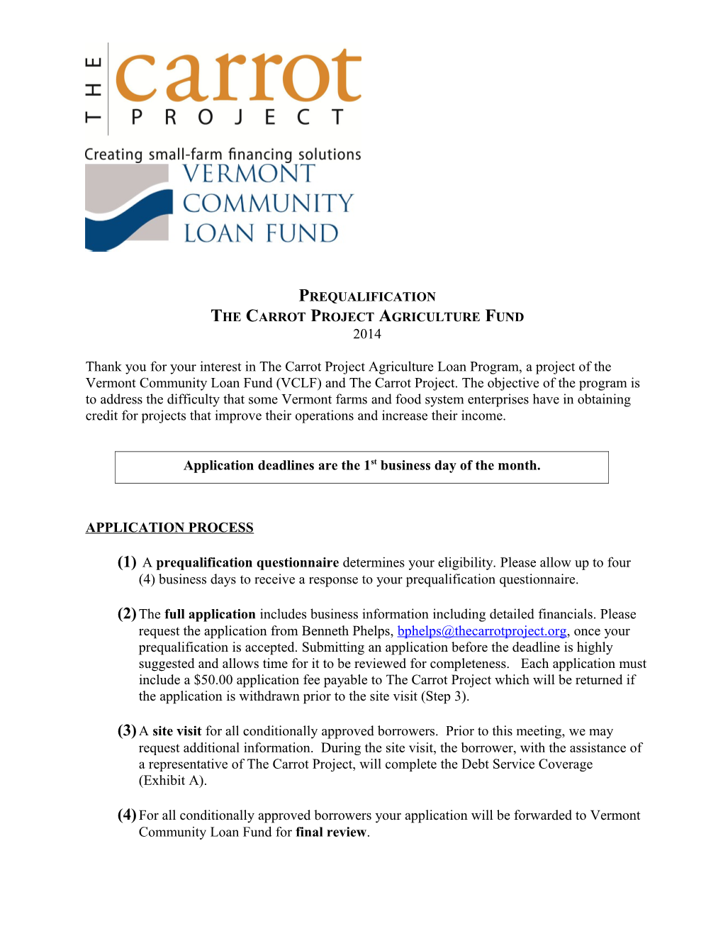 The Carrot Project Agriculture Fund