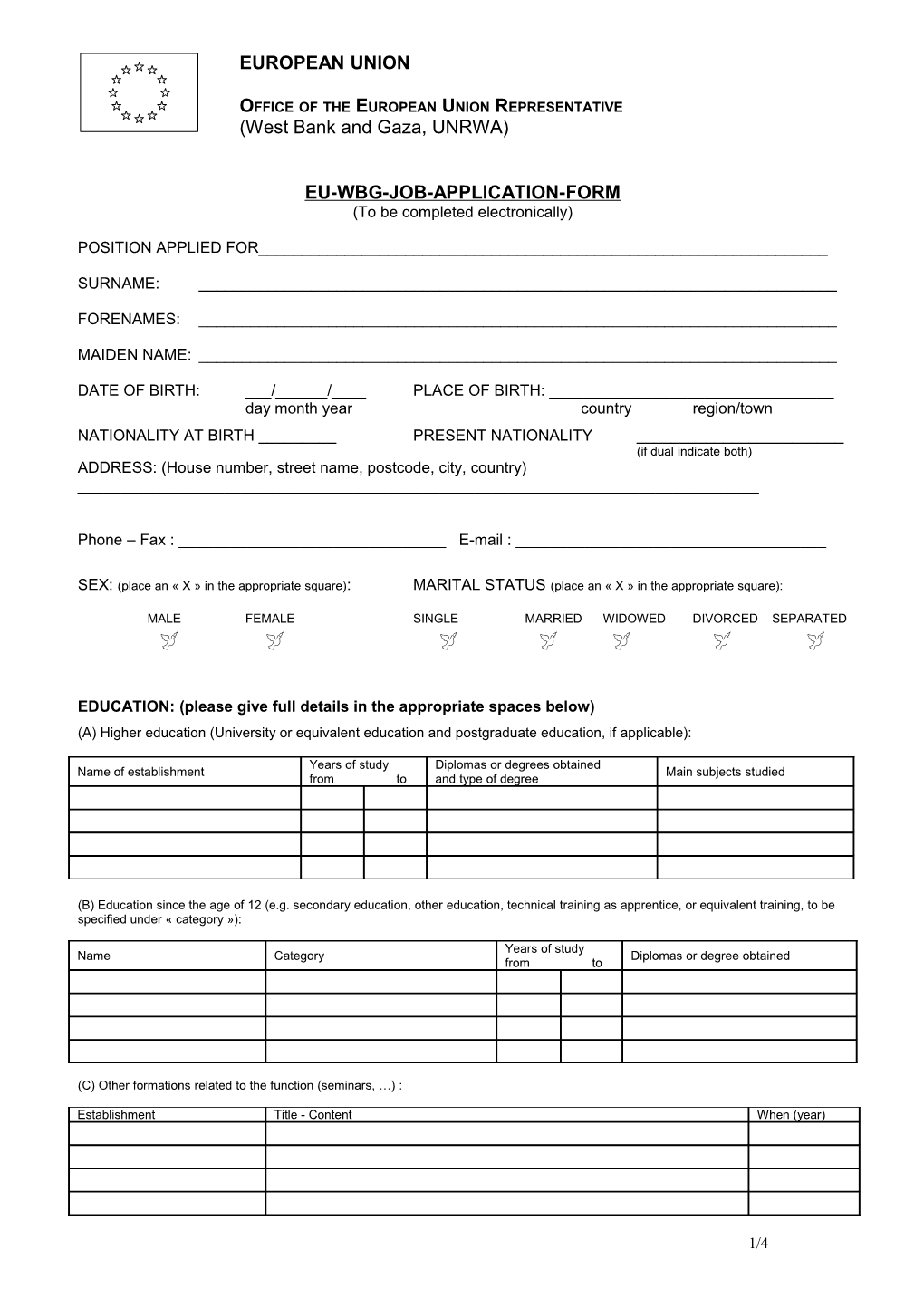 Eu-Wbg-Job-Application-Form