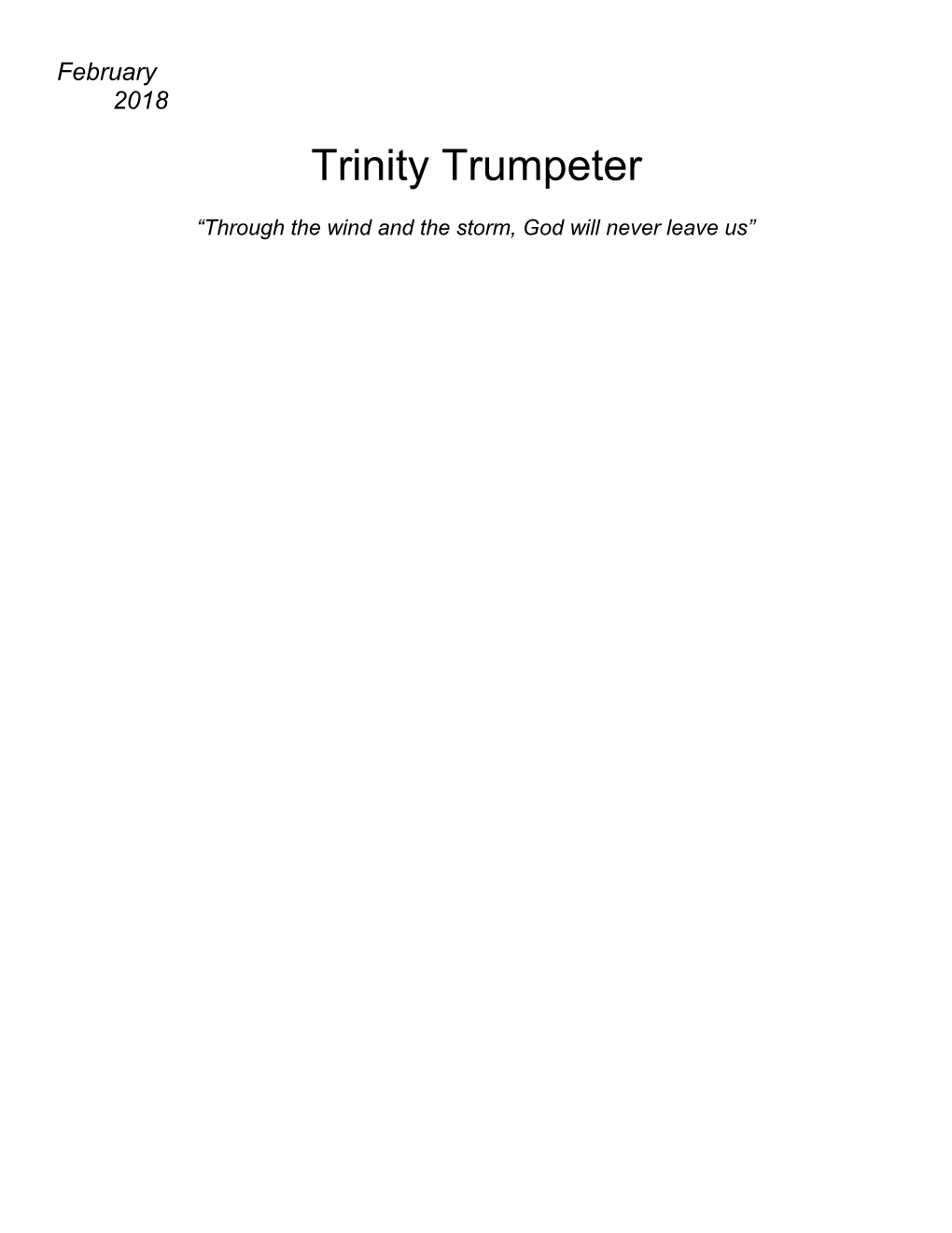 Trinity Trumpeter