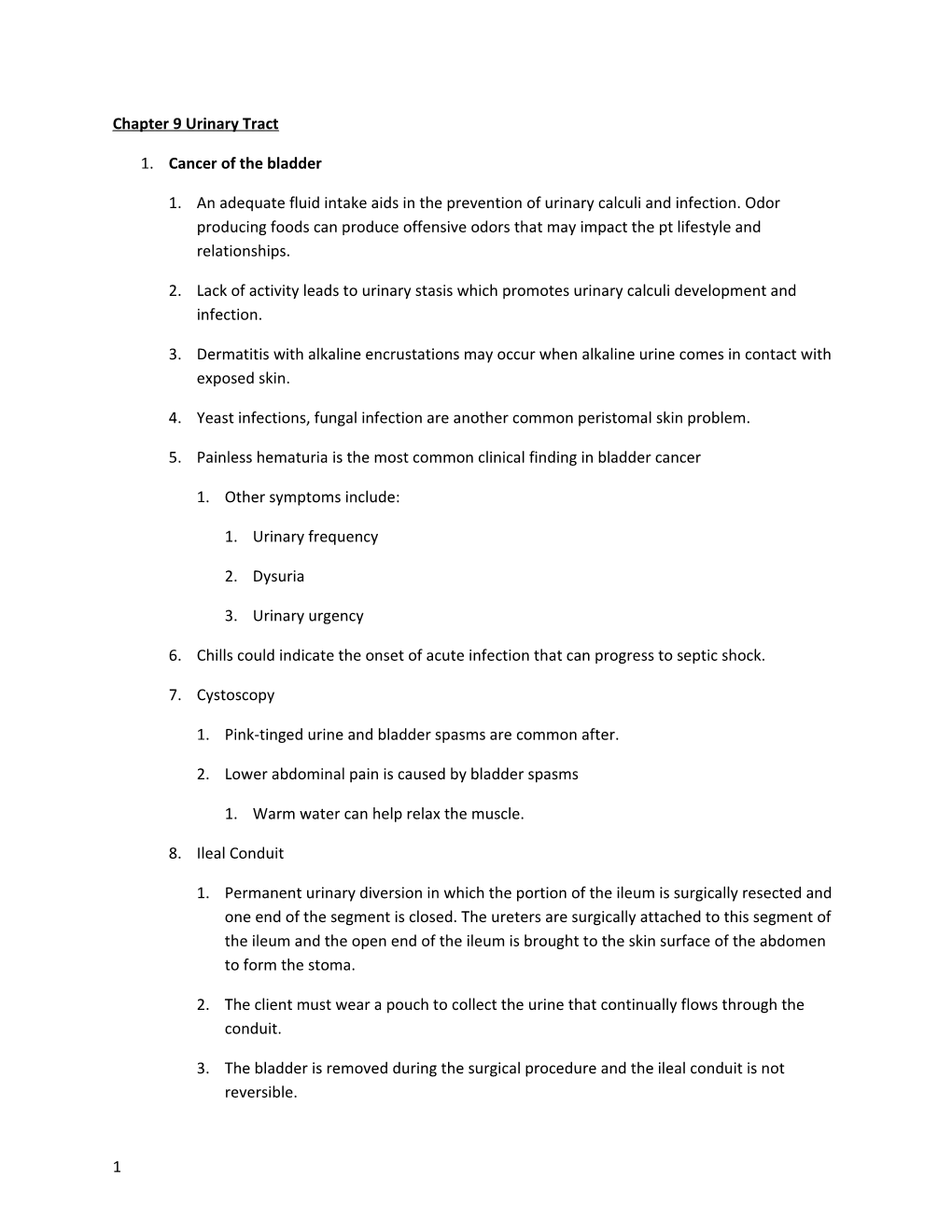 Chapter 9 Urinary Tract