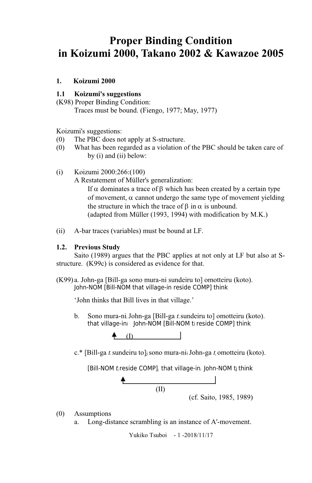 PBC in Koizumi 2000