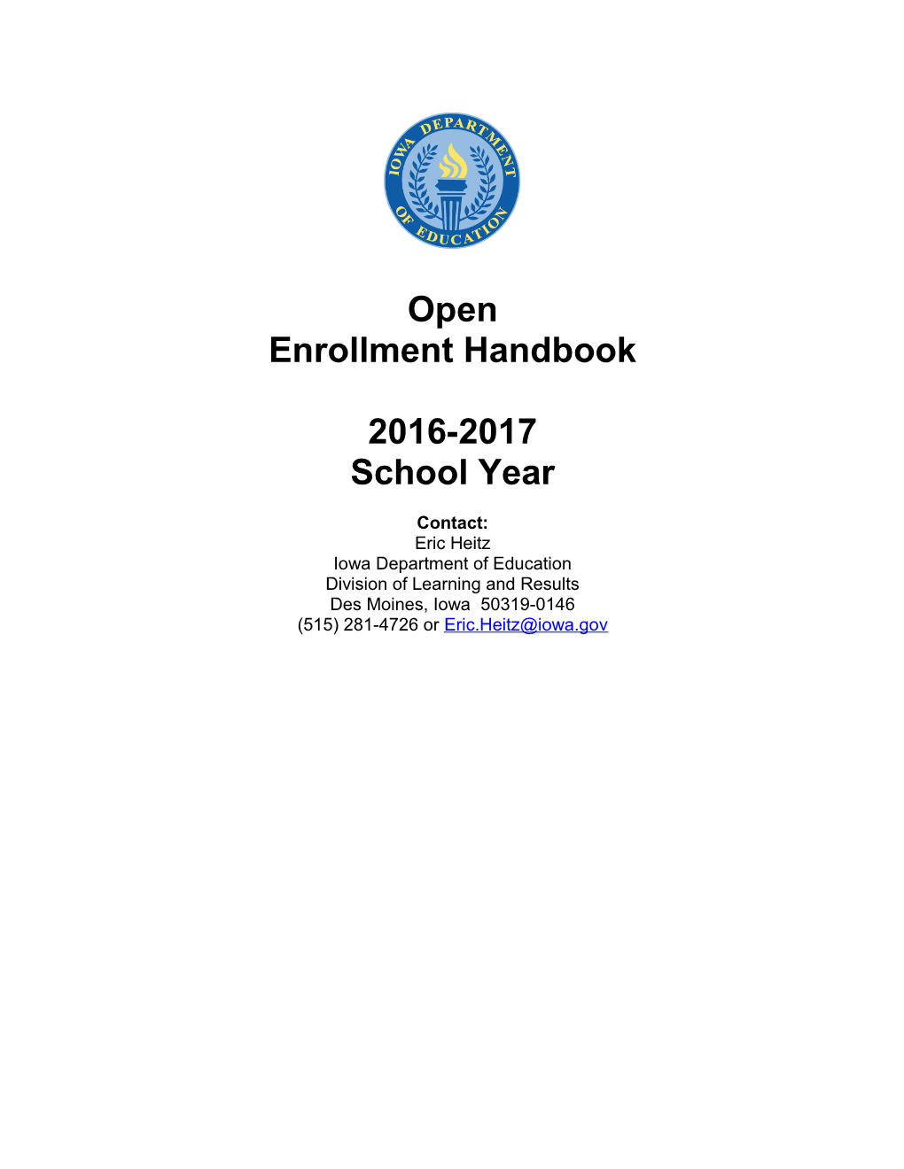 Enrollment Handbook
