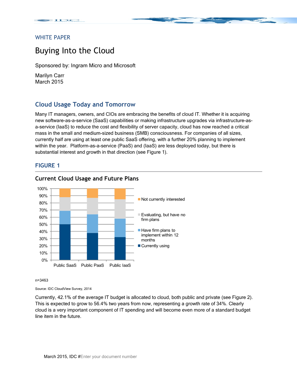Buying Into the Cloud