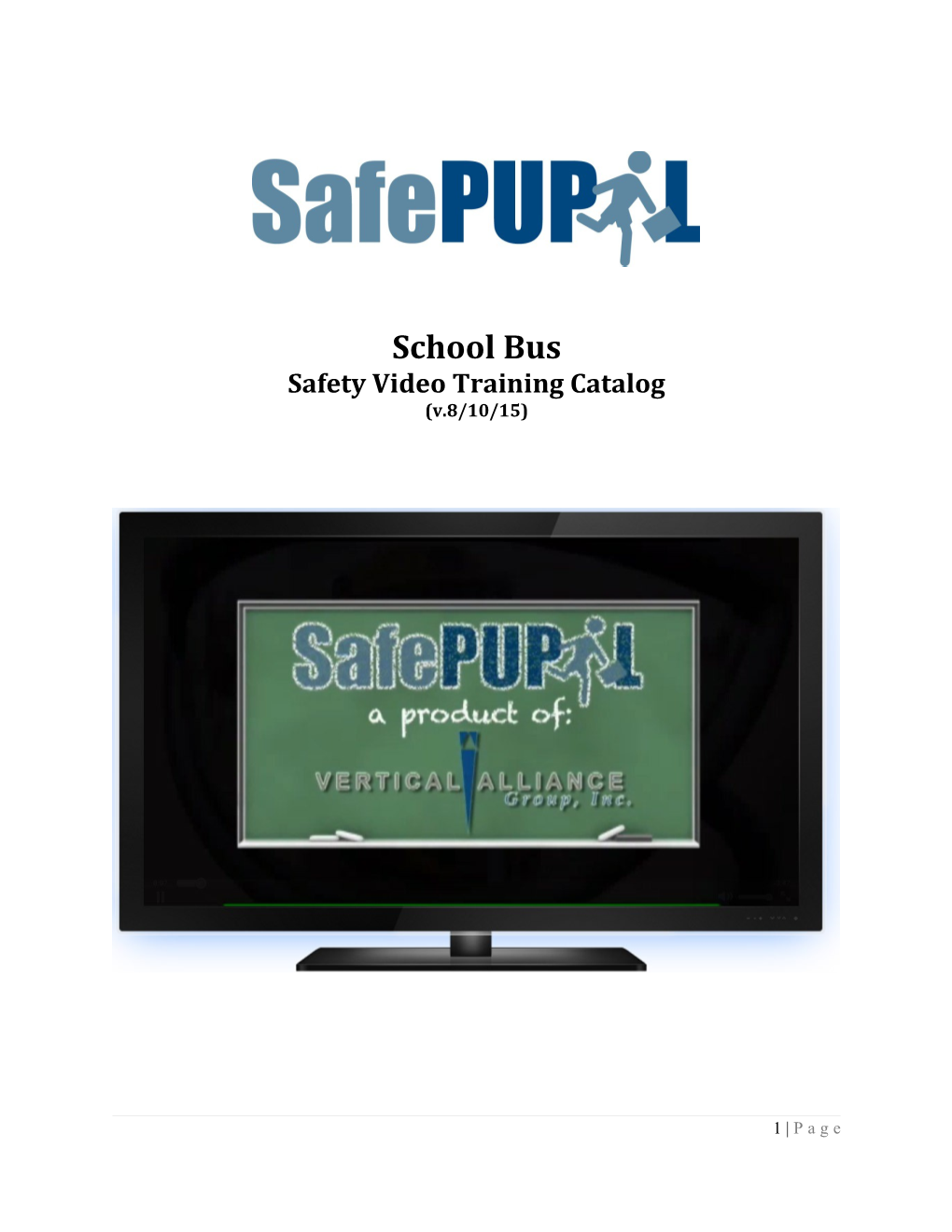 Safety Video Training Catalog