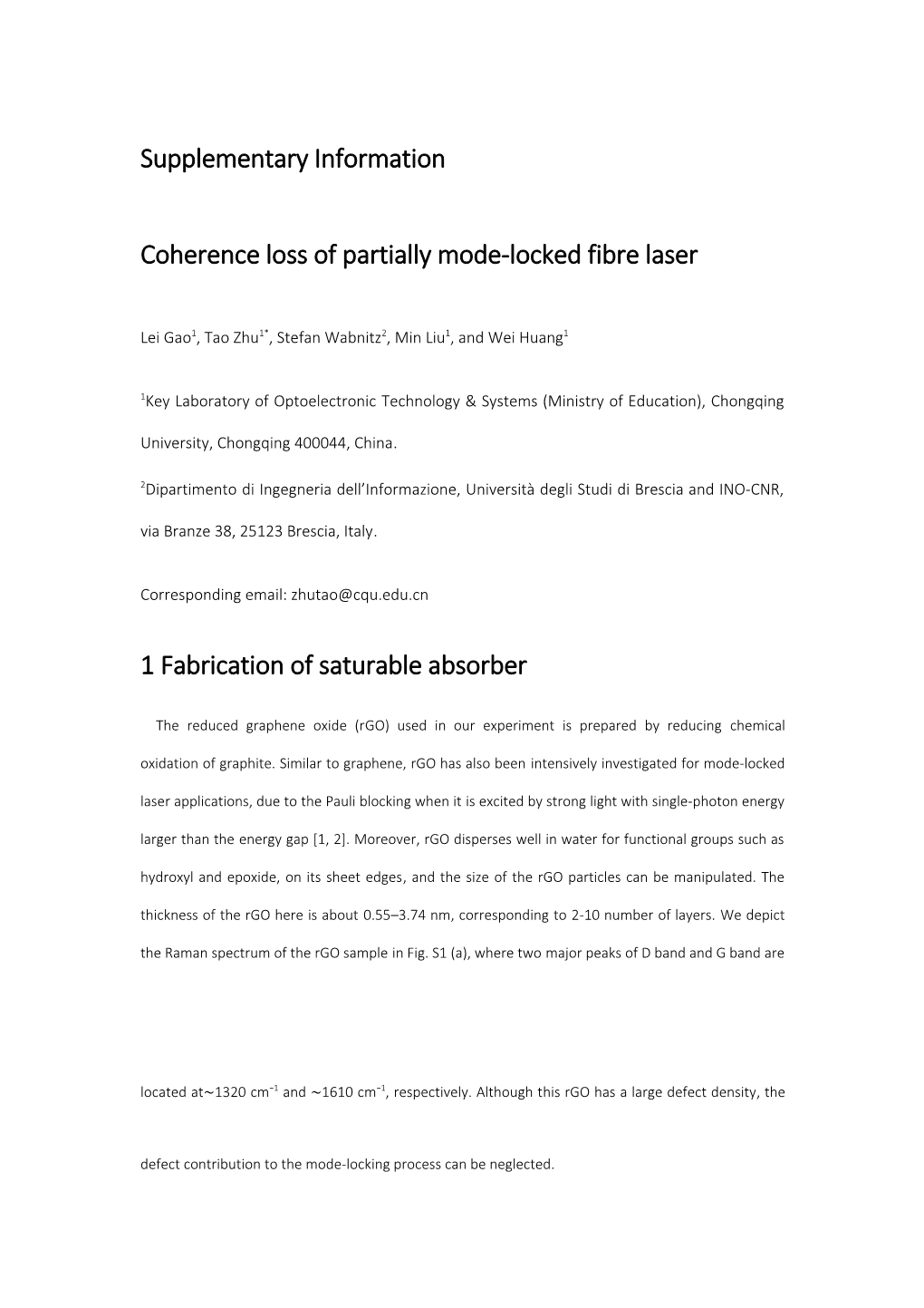 Coherence Loss of Partially Mode-Locked Fibre Laser