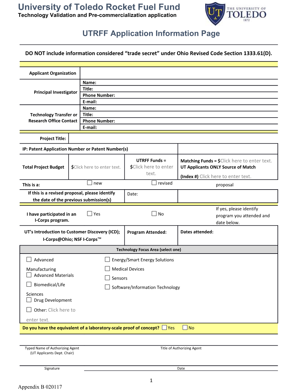 Technology Validation and Pre-Commercialization Application