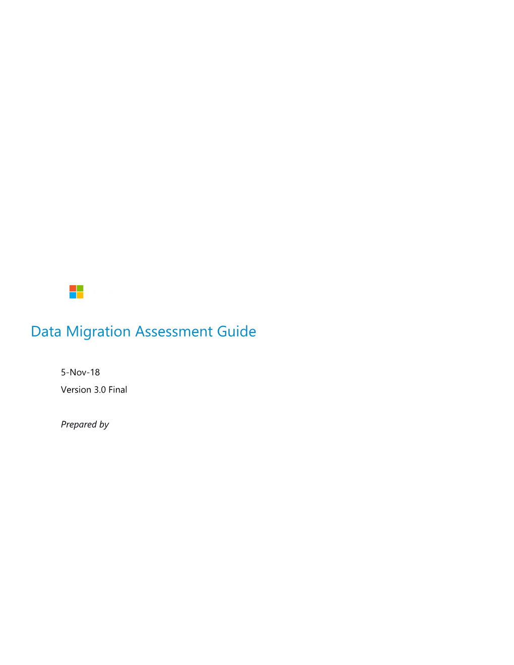 Data Migration Assessment Jump Start