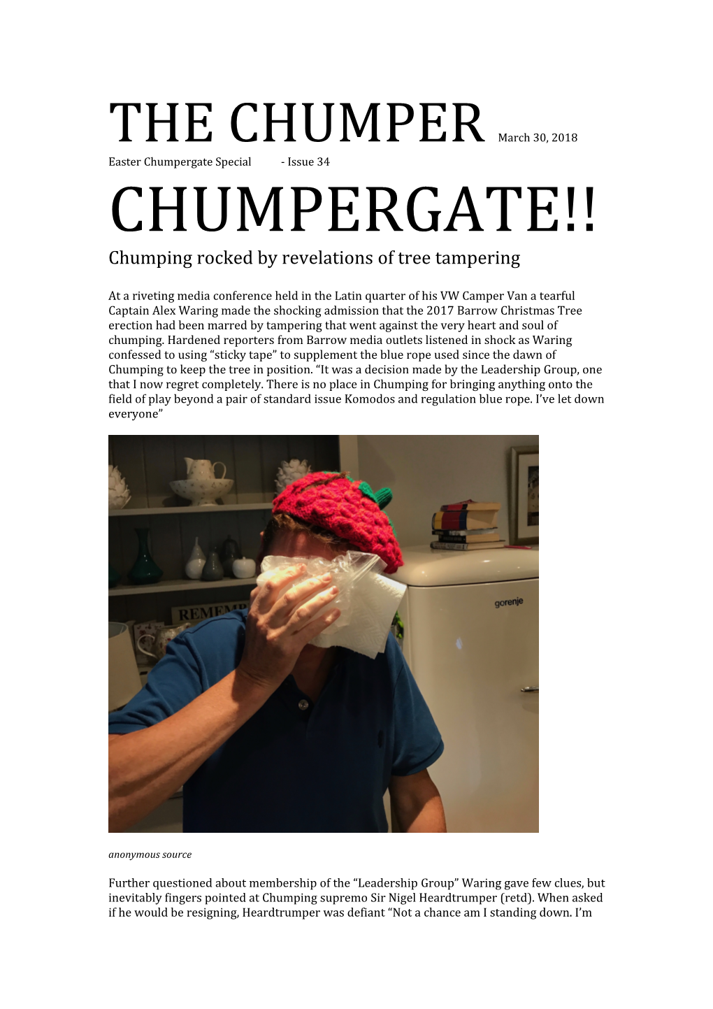 Easter Chumpergate Special- Issue 34