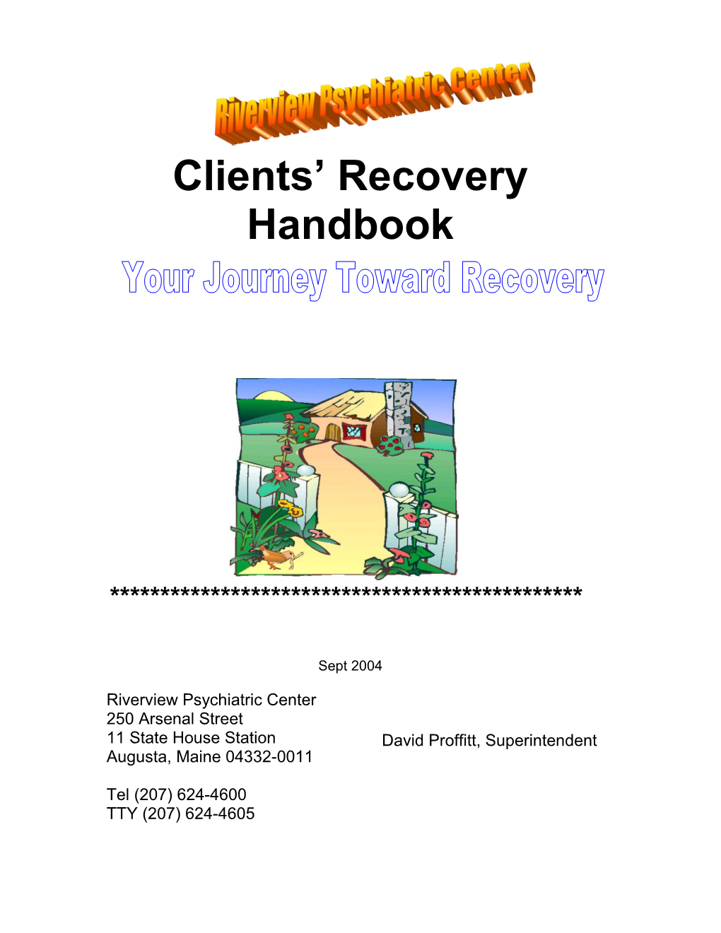 Clients Recovery Handbook