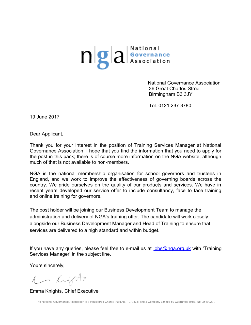 National Governance Association