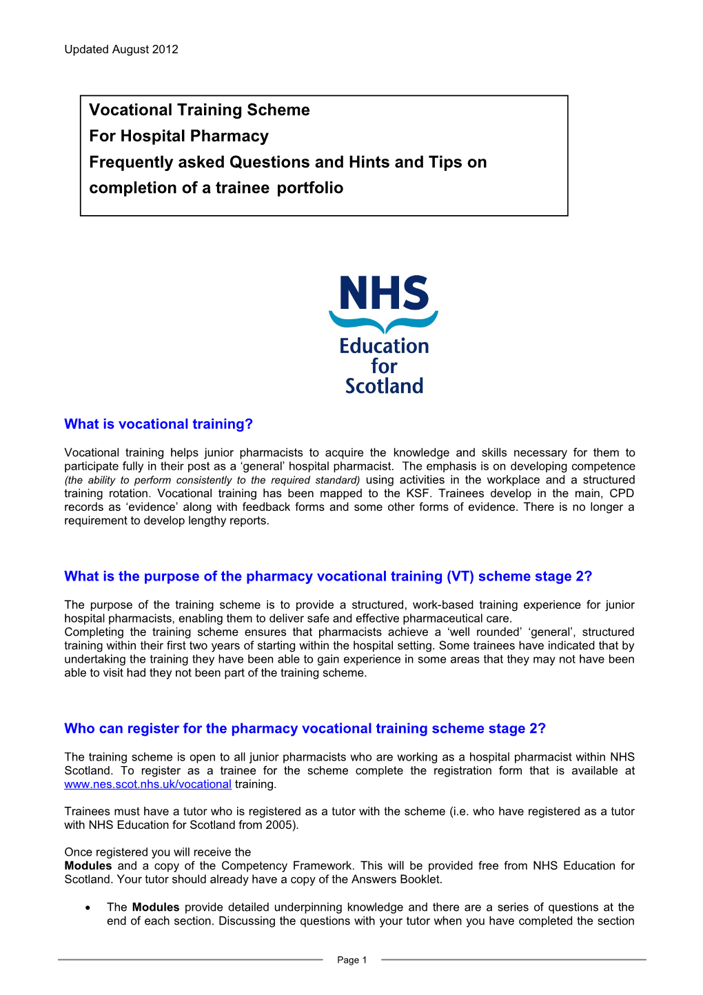 Supplementary Prescribing Frequently Asked Questions