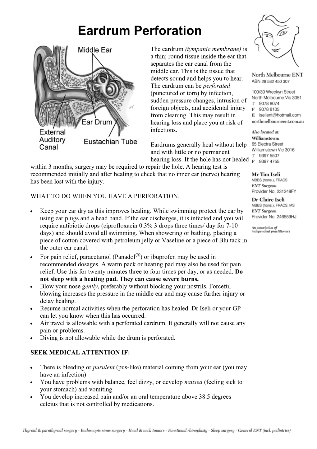 Eardrum Perforation